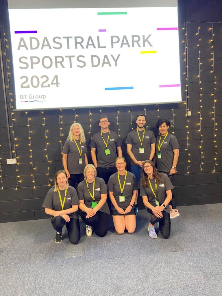 n2s Eco Warriors at the BT Sports Day at Adastral Park